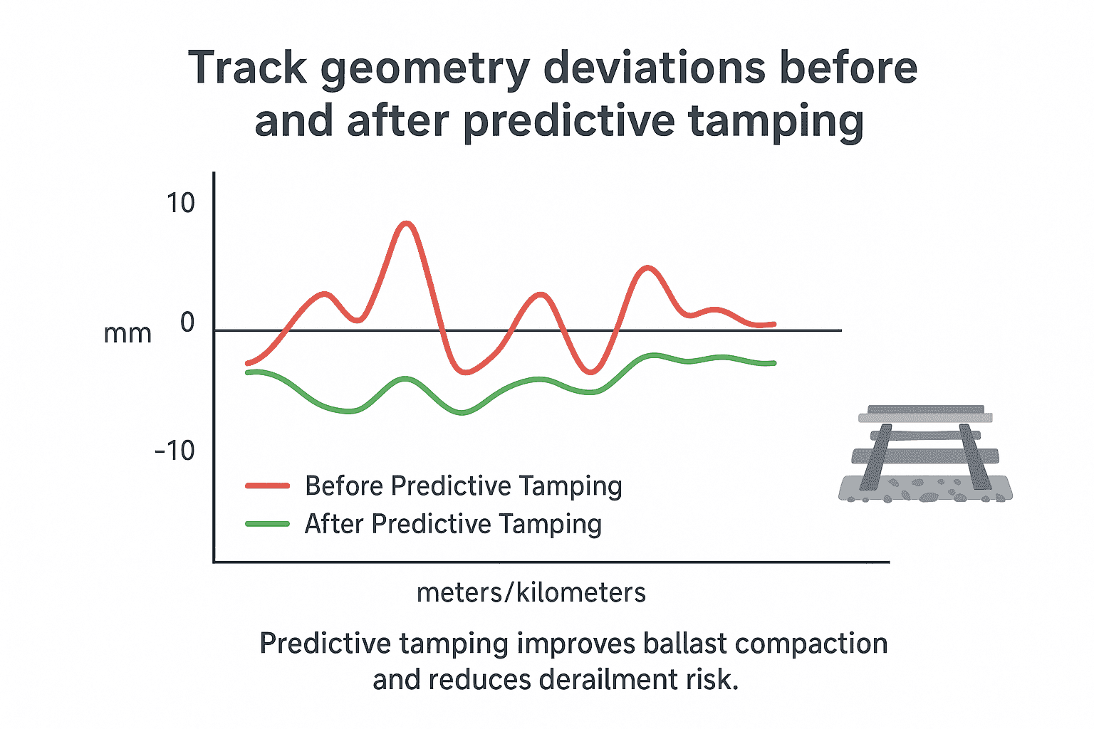 Track geometry improvement curve Track geometry improvement curve