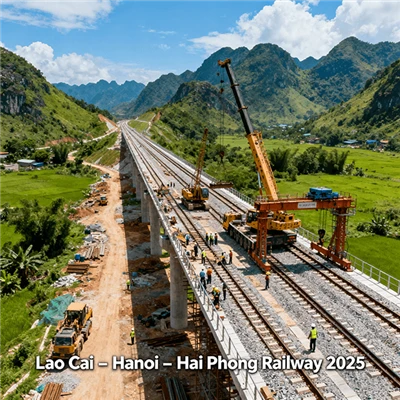 Vietnam-China Rail Link Boost den Handel a reduzéiert d'Logistikkäschte am Joer 2025